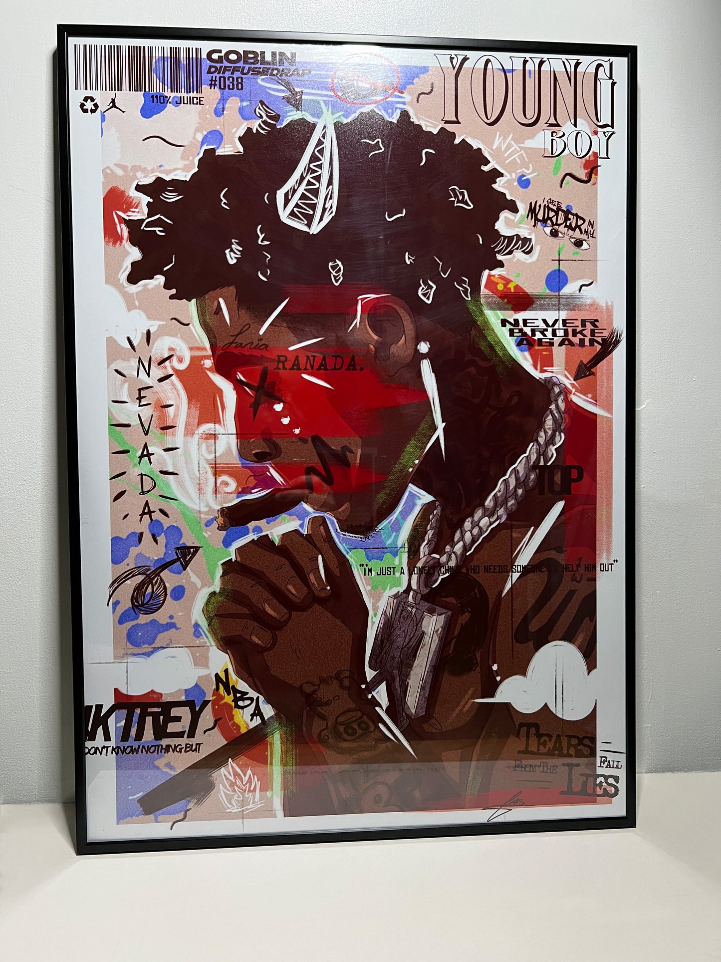 NBA Profile A2 - Framed & Signed